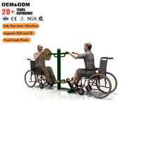 SageDelightRides OEM Equipo de Ejercicio al Aire Libre, Entrenador de Hombros y Tobillos para Niños, LLDPE, Acero, Plástico, para Escuelas, Parques, Preescolares, Venta al Por Mayor