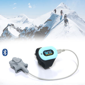 <span class=keywords><strong>Venta</strong></span> caliente CE0123 Oxímetro <span class=keywords><strong>de</strong></span> <span class=keywords><strong>pulso</strong></span> Bluetooth con pantalla OLED Dispositivo <span class=keywords><strong>de</strong></span> muñeca portátil alimentado por electricidad - Product Image 1
