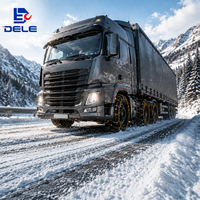 Cadenas de Nieve para Camiones de Servicio Pesado, de Acero al Manganeso Galvanizado, para Camiones Comerciales, Remolques, Semirremolques, para Lodo y Hielo