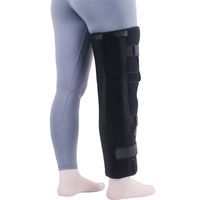 Orthèses ajustables pour la chirurgie des déchirures du ménisque, respirantes, portables, pliables, sangle de fixation de l'articulation du genou, rééducation des fractures