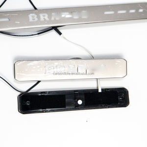 Protector <span class=keywords><strong>de</strong></span> Umbral <span class=keywords><strong>de</strong></span> Puerta <span class=keywords><strong>de</strong></span> Coche <span class=keywords><strong>de</strong></span> Lujo <span class=keywords><strong>de</strong></span> Acero Inoxidable Brabu Weave con Luz LED para Mercedes Benz Clase G G Wagon W464 G500 G63 - Product Image 4