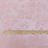 Tissu Jacquard Satiné Effet Soie Motif Rotin 100% Polyester Motifs Floraux Rétro Léger Accessoires de Mariage