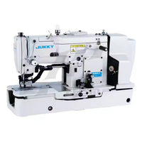 Machine à coudre industrielle automatique à point noué rapide JK-781 pour boutonnières droites, à lit plat, pour vêtements ordinaires
