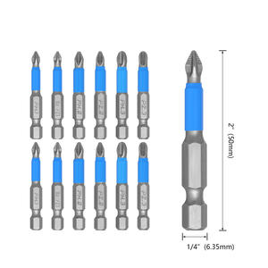 Jeu d'embouts de tournevis en acier CR-V 1/4 \ "support magnétique à tige hexagonale PH1-PH3 Torx T10-T40 Surface polie pour la réparation électronique OEM - Product Image 6