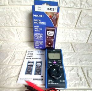 มัลติมิเตอร์ดิจิตอล HIOKI DT4221 True RMS รุ่นที่ 3  600V เครื่องทดสอบแรงดันไฟฟ้าแบบพกพา พร้อมฟิลเตอร์ Low Pass สำหรับงานซ่อมบำรุง - Product Image 6