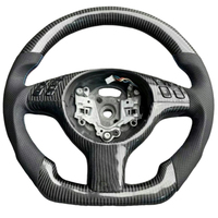 Volant de direction en cuir perforé et fibre de carbone populaire pour BMW E46 M3 M6 E61 E62 E63