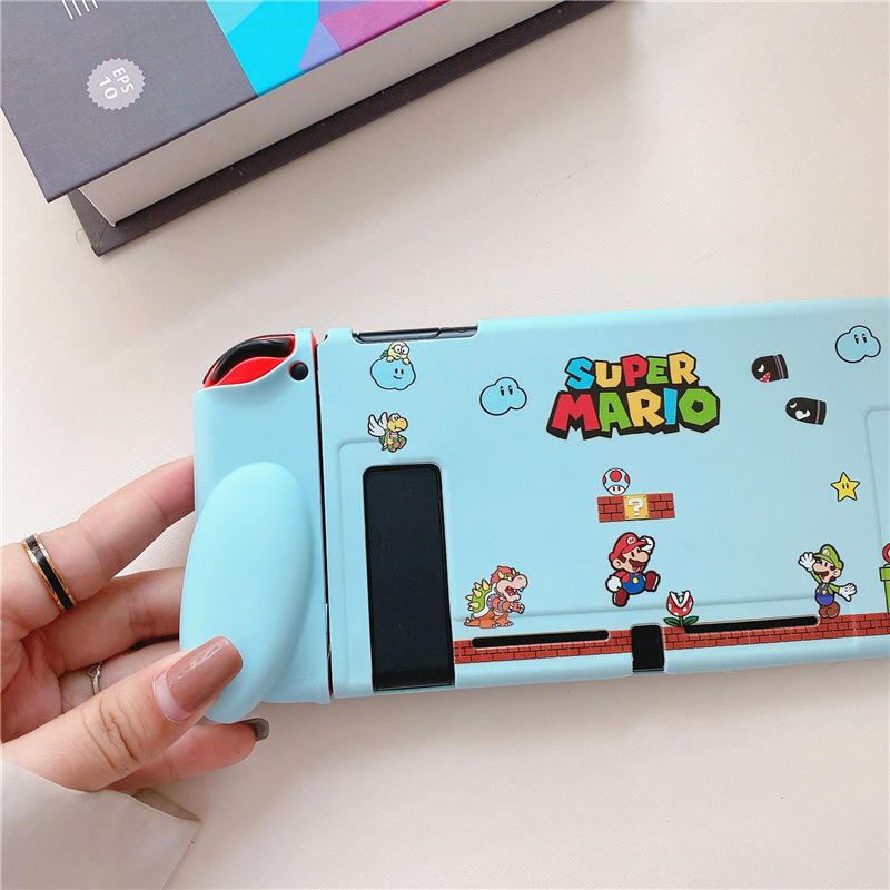 Геймпад для Nintendo Switch, Ультратонкий Мягкий защитный чехол из силикона с милыми рисунками из аниме «Марио» и защитой от царапин, оптовая продажа