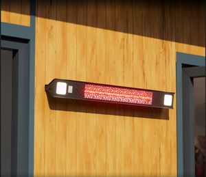 Grosir pemanas teras plafon serat karbon elektrik 2000W, elemen pemanas inframerah Remote mudah portabel - Product Image 2