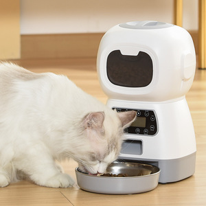 Distributeur de nourriture pour animaux de compagnie programmable, 3,5 L, double alimentation, mémoire en cas de panne de courant, pour l'alimentation des chats en extérieur pendant les vacances - Product Image 6