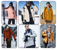 Tela Polar Fleece Soft Shell 100 % Poliéster para Sudadera con Capucha Adherida con TPU Tela Soft Shell Impermeable para Abrigo Chaqueta