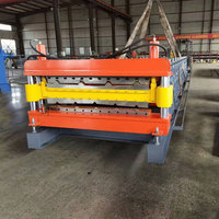 Machine de formage à froid à double couche IBR pour tôles de toiture métalliques, équipement de traitement pour une fonctionnement stable