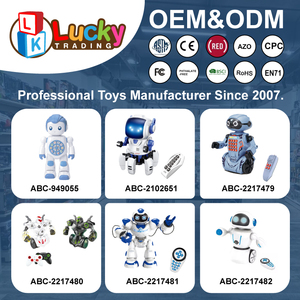 Robot RC intelligent éducatif Lucky Toys programmable avec fonction de questions-réponses, de racontage d'histoires, d'enregistrement, de <span class=keywords><strong>musique</strong></span> et de danse - Product Image 6
