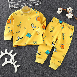 Pantalon Long et <span class=keywords><strong>chaud</strong></span> à manches longues, style européen et moderne, <span class=keywords><strong>pyjama</strong></span> doux pour fille, enfants, avec impression de dessin animé, Logo personnalisé - Product Image 6