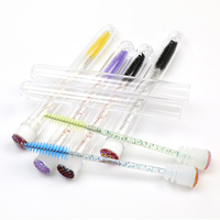 Rosalix — applicateur jetable, baguettes à Mascara, en tube, pour Extension de cils, nettoyage de maquillage, brosse