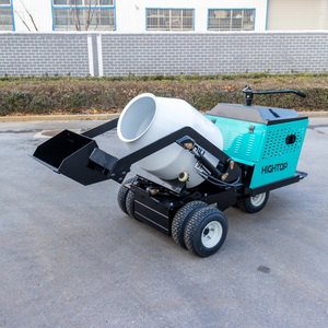 HIGHTOP HT800 Wheel Mini <span class=keywords><strong>Concrete</strong></span> <span class=keywords><strong>Mixer</strong></span> 400L Self-loading Mini Dumper - Product Image 2