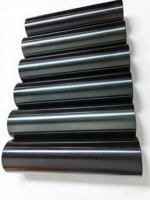 Rouleau de guidage en aluminium anodisé dur noir BT018 |   Rouleau de guidage de surface industriel résistant à l'usure, personnalisé OEM