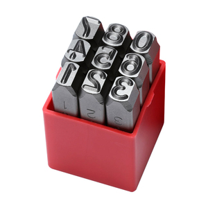 8mm 5/16 inch Steel Number <b>Punch</b> <b>Set</b> 0-9 9pcs Cr-V 6150 HRC 58-62 Lot Number Marking Full <b>Set</b> OEM/ODM Taiwan - Product Image 4