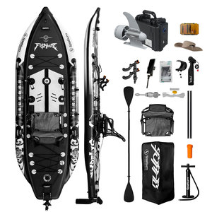 Kayak de pêche en mer Spatium 360 avec siège pivotant, moteur, aileron et planche de poussée gonflable pour kayak de pêche gonflable - Product Image 1