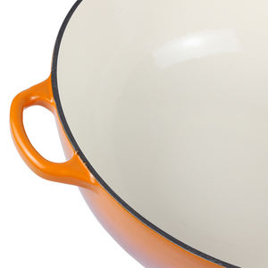 <span class=keywords><strong>Grande</strong></span> marmite de cuisson orange dégradé, <span class=keywords><strong>grande</strong></span> <span class=keywords><strong>capacité</strong></span>, pour fruits de mer, <span class=keywords><strong>en</strong></span> <span class=keywords><strong>fonte</strong></span> émaillée, type <span class=keywords><strong>cocotte</strong></span> hollandaise - Product Image 5