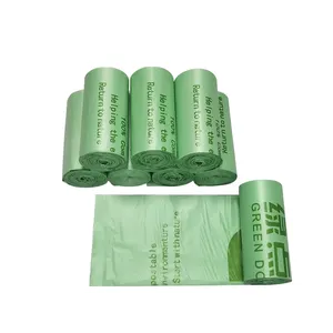 Vendita all'ingrosso sacchetto di immondizia 3l-Personalizzato Durevole Biodegradabile Al 100% PBAT PLA Sacchetti di Spazzatura Bidone Della Spazzatura Borse