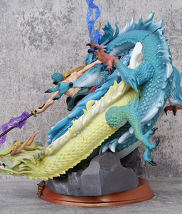 Figura de Acción de Roronoa Zoro de Doble Cabeza, Estatua de PVC de 35cm, Colección de Modelos de Escritorio Enormes, Decoración - Product Image 5