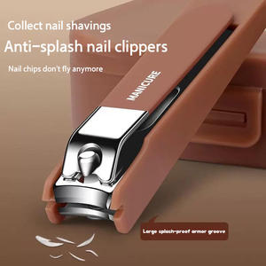 Ensemble <span class=keywords><strong>de</strong></span> coupe-<span class=keywords><strong>ongles</strong></span> anti-éclaboussures 7 en 1, design valise, kit <span class=keywords><strong>de</strong></span> manucure et pédicure haut <span class=keywords><strong>de</strong></span> gamme, étui <span class=keywords><strong>de</strong></span> transport, outils pour femmes, hommes, maison, voyage - Product Image 2