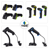 Escáner de código de barras Nice Look serie YHD-5700, lector de código de barras 1D 2D QR con cable/inalámbrico/diente azul, método de conexión múltiple