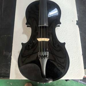 Violín <span class=keywords><strong>de</strong></span> Madera <span class=keywords><strong>de</strong></span> Tilo Negro para Principiantes, Niños y Adultos, con Caja, Tamaño 4/4 - Product Image 1