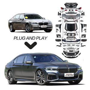 Conversion de modification automatique ancien en nouveau kit de carrosserie pour <span class=keywords><strong>BMW</strong></span> série 7 F02 2008-2015 mise à niveau vers 2019 G11 G12 LCI M760 M-Tech - Product Image 1