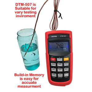เครื่องบันทึกข้อมูลอุณหภูมิแบบดิจิตอลคู่ TECPEL DTM-507  ช่วงวัดอุณหภูมิหลากหลาย พร้อมความแม่นยำ 0.05% สูงสุดถึง 1,372 องศาเซลเซียส รับประกัน 1 ปี - Product Image 5