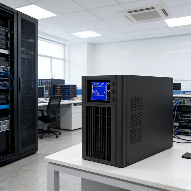 2kVA Online UPS Single Phase Double Conversion Pure Sine Wave High Reliability Backup Solution for Telecom Office