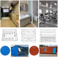 Maison conteneur à assemblage rapide personnalisée avec isolation imperméable, unité modulaire écologique certifiée CE pour la vente en gros