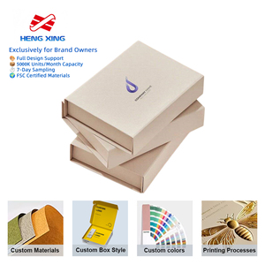 HENGXING Customized Paper Cardboard Folding Magnetic Gift <b>Box</b> Packaging Clothing Photo Frame Craft Packaging <b>Foldable</b> <b>Box</b> - Product Image 1