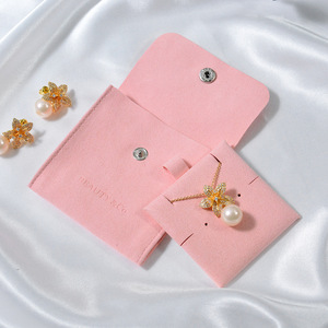 Small Luxury Custom Logo Velvet Jewelry Gift <b>Box</b> with Customized Color for <b>Earrings</b> and Necklaces Storage - Product Image 3