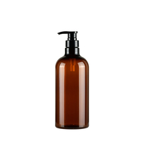 Nouveau Design 1000ml Transparent Thé Couleur Bouteille En Plastique 750ml Détergent À Lessive Bain Shampooing Bouteille PET Wash Care Lotion Bouteille
