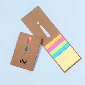 Custom Promotional Sticky Notes with Logo Printing Epositionable <b>Memo</b> <b>Pads</b> for Trade Shows, Back to School, and Office Giveaways - Product Image 1