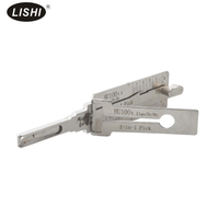 Outil LISHI HU100 2-en-1 pour le crochetage et le décodage de serrures automobiles en acier inoxydable pour Opel/Buick/Chevy, pour serruriers automobiles professionnels