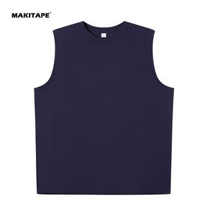 T-shirts sans manches pour hommes OEM, style décontracté, grande taille, 100% coton, respirant, séchage rapide, vente en gros BY240T, uni - Product Image 3