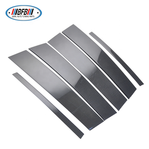 Sợi Carbon Bên Ngoài Trims Phù Hợp Cho Infiniti Q50 2015 + Thêm Trên Phong Cách Carbon B-Trụ Cột - Product Image 5