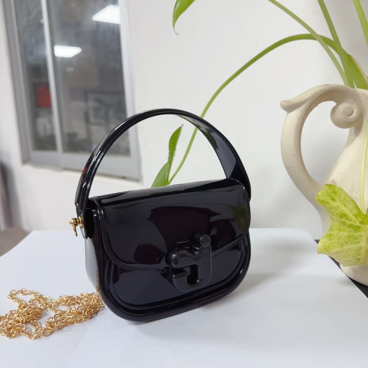 2025 Cross-Border New Hot Selling J Letter Jelly Bag Satchel for