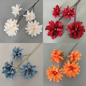 Nuevas flores de seda artificiales de Orquídea púrpura para escenario de boda para salones de boda guías de carretera características arte Floral realista - Product Image 2