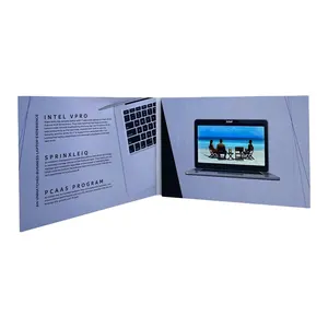 Top bán LCD video kỹ thuật số Brochure Module màn hình cảm ứng 7 inch video tiếp thị sách