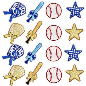 2025 New Game Iron-On Embroidered <b>Baseball</b> Sport Patch for Garments Gloves <b>Bats</b> - Product Image 1