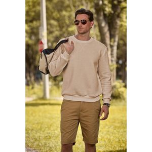 Sudadera de Cuello Redondo para Hombre FOXA, 100% Algodón, Cálida, Básica, Informal, de Manga Larga - Product Image 3
