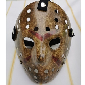 Maschera di <span class=keywords><strong>Jason</strong></span> Voorhees in Plastica per Halloween, Maschera Horror per Feste e Cosplay - Product Image 3
