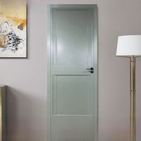 Porte battante intérieure en bois massif, robuste, insonorisée, écologique, moderne, simple, peinte, portes intérieures insonorisées