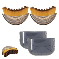 Brosses vegan pour le visage et le corps, à la mode, pratiques, avec poignée en plastique, écologiques, personnalisables avec logo, vente chaude, OEM ODM