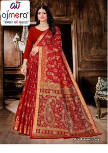 Traditional Elegant Cotton Printed Quick Dry <b>Saree</b> by Ajmera Soft Stylish Ethnic Wear Collection for Women Party - Product Image 3