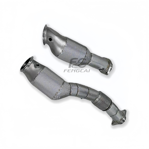 Tubo de Escape Forjado OEM para BMW S58 G80 M3 G82 M4 2020+ con Convertidor Catalítico y Protector Térmico, Sin Indicador de Error del Motor - Product Image 2