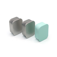 Boîte en métal rectangulaire personnalisée OEM avec couvercle coulissant, petite boîte en métal pour bonbons à la menthe, baume à lèvres, parfum